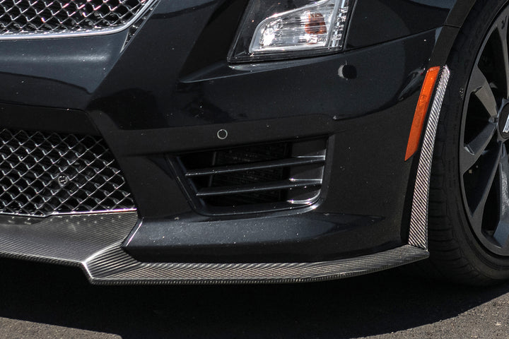 2016-19 Cadillac ATS-V  Carbon Fiber Extended Front Splitter &amp; Side Wheel Arch