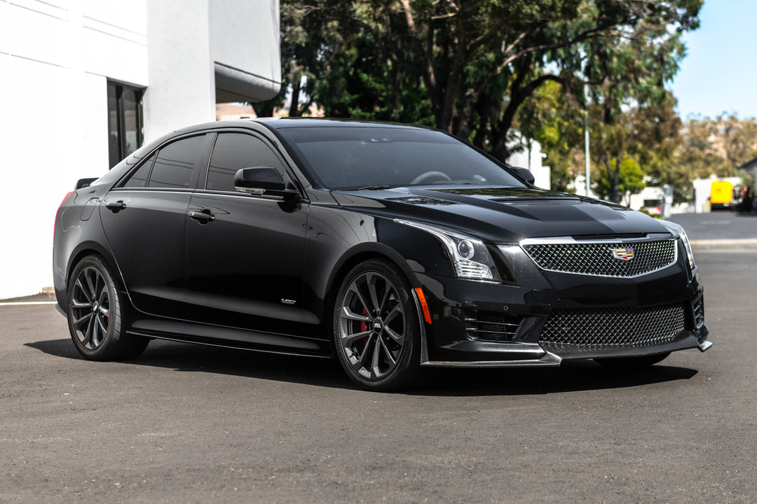 2016-19 Cadillac ATS-V  Carbon Fiber Extended Front Splitter &amp; Side Wheel Arch
