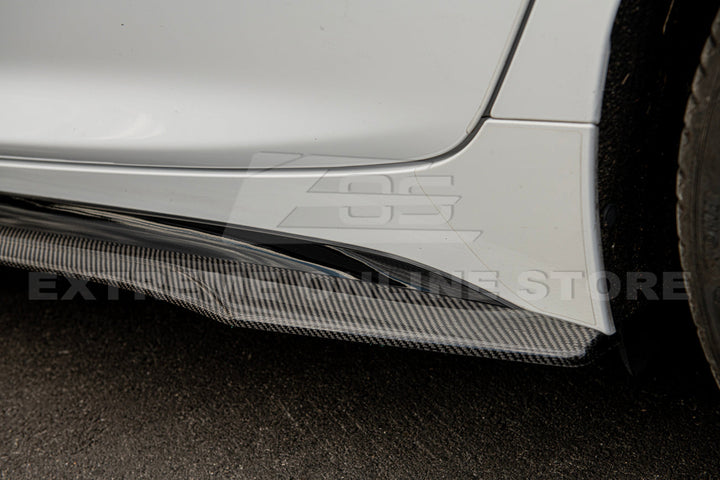 2020-24 Cadillac CT5-V Blackwing Package Style Carbon Front Lip &amp; Side Skirts