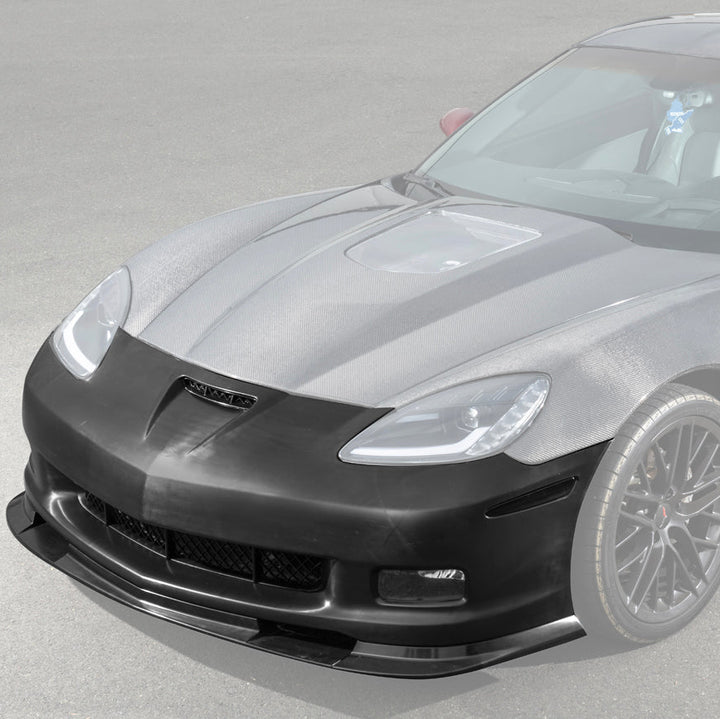 2005-13 Corvette C6 | ZR1 Style Primed Full Front Bumper Cover Lip