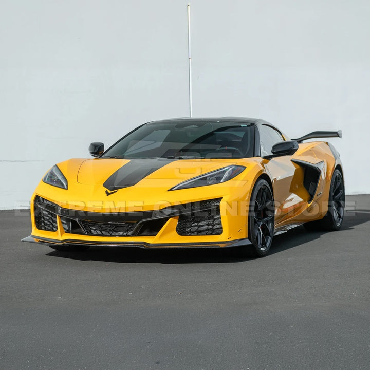 Corvette C8 Z06 / E-Ray DRY CARBON FIBER Front Splitter [Z07 Extended Package]