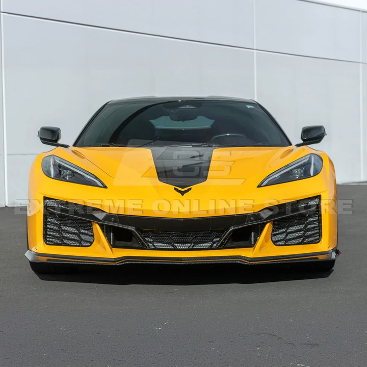 Corvette C8 Z06 / E-Ray DRY CARBON FIBER Front Splitter [Z07 Extended Package]