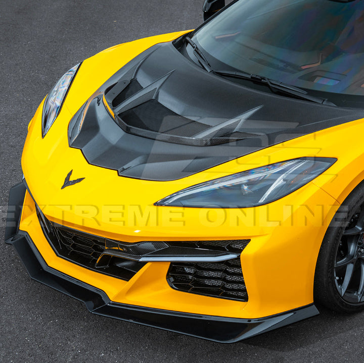 Corvette C8 Z06 / E-Ray DRY CARBON FIBER Front Splitter [Z07 Extended Package]
