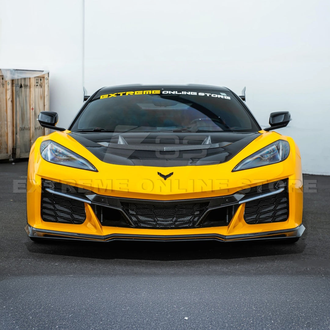 Corvette C8 Z06 / E-Ray DRY CARBON FIBER Front Splitter [Z07 Extended Package]
