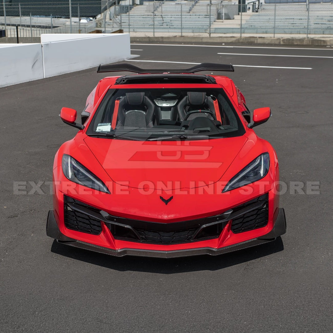 Chevrolet Corvette C8 Z06 / E-Ray DRY CARBON FIBER Front Side Canards