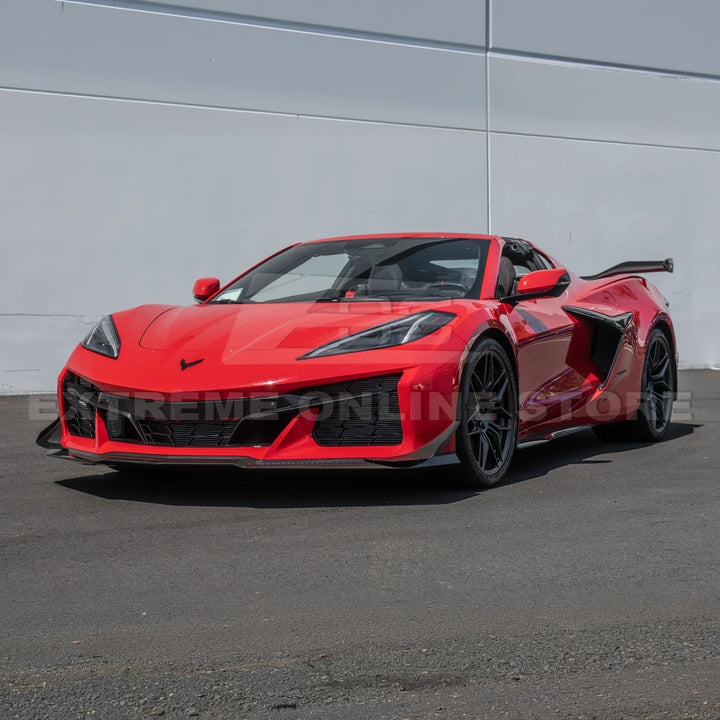 Chevrolet Corvette C8 Z06 / E-Ray DRY CARBON FIBER Front Side Canards