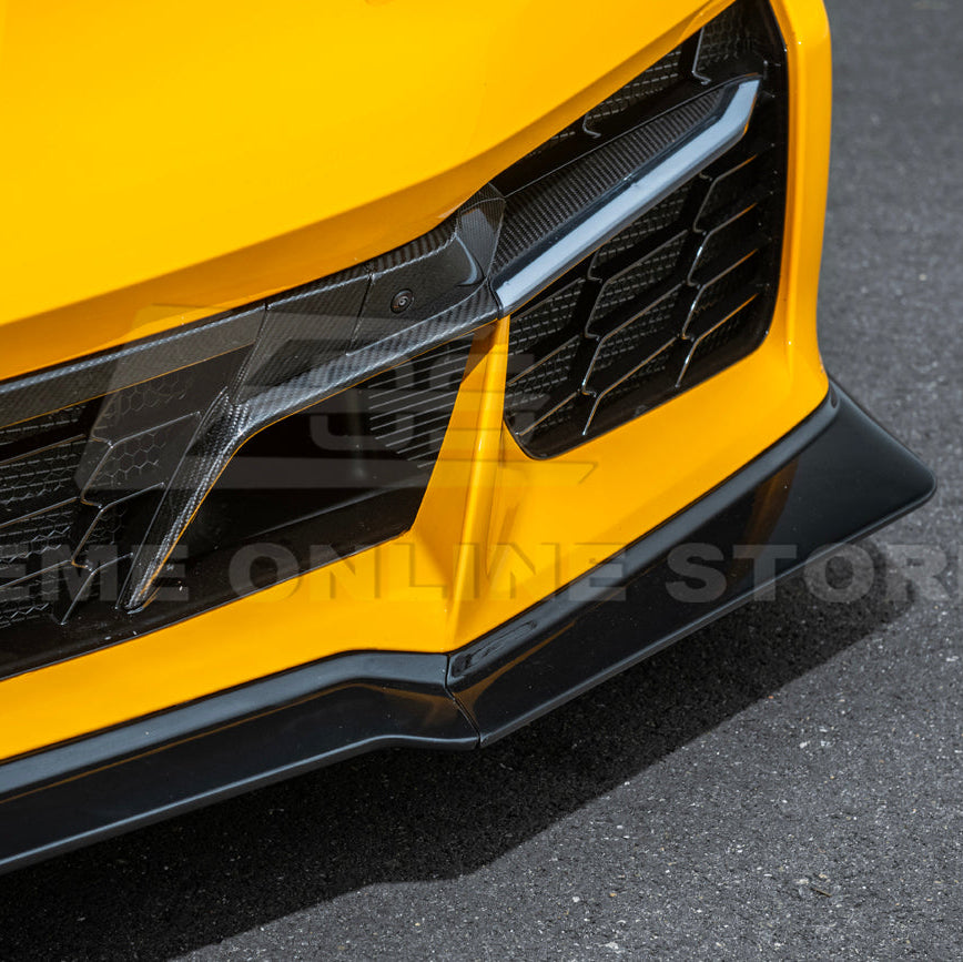 Corvette C8 Z06 / E-Ray DRY CARBON FIBER Front Splitter [Z07