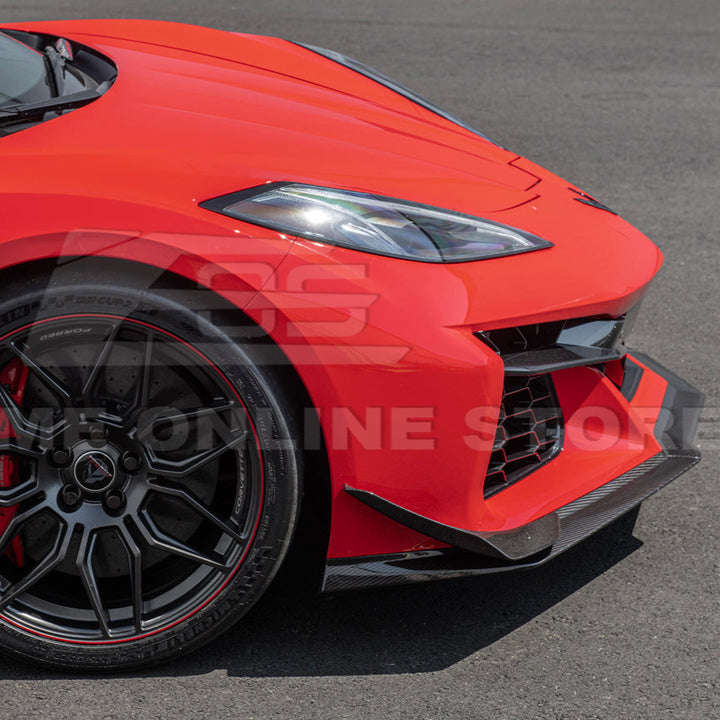 Corvette C8 Z06 / E-Ray DRY CARBON FIBER Front Splitter [Z07 Package]