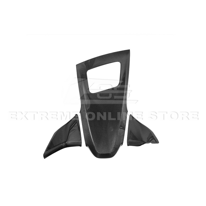 Corvette C8 DRY CARBON FIBER Upper Dash Instrument Panel Cover Kit