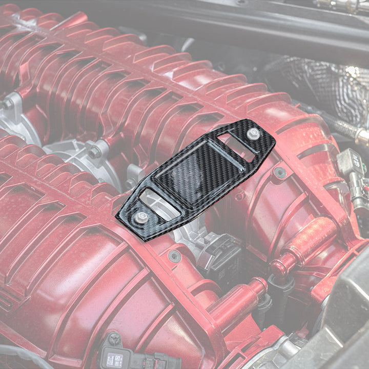 Corvette C8 Z06 DRY CARBON FIBER Engine Bay Builder Plaque