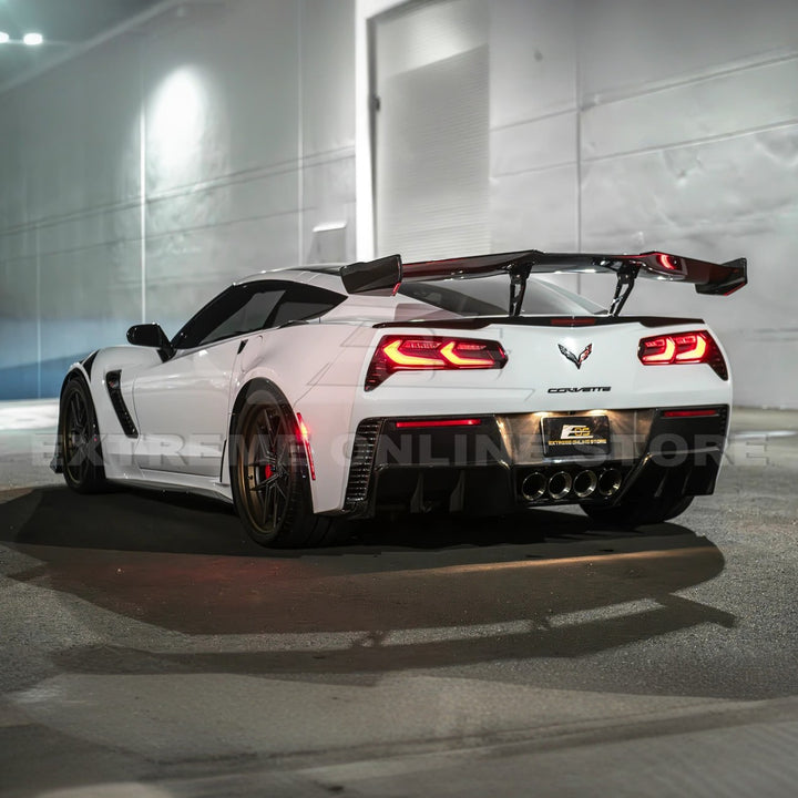 2014-19 Corvette C7 Smoke / Clear Lens Rear Taillight