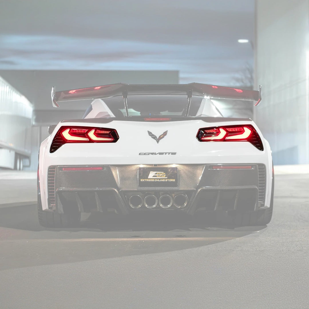 2014-19 Corvette C7 Smoke / Clear Lens Rear Taillight