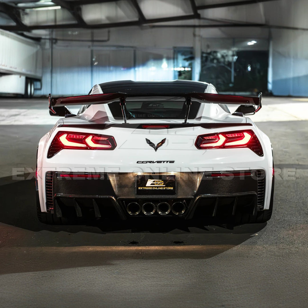 2014-19 Corvette C7 Smoke / Clear Lens Rear Taillight