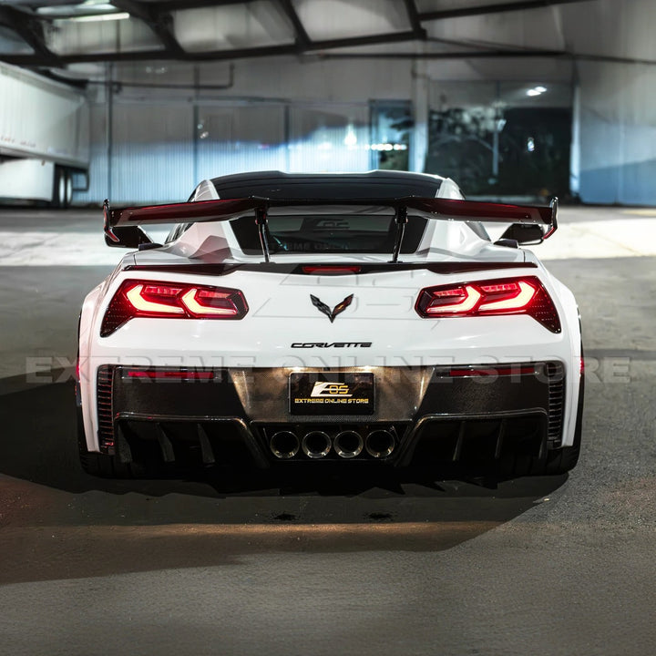 2014-19 Corvette C7 Smoke / Clear Lens Rear Taillight