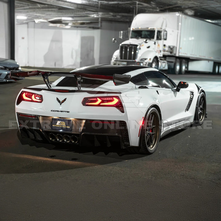 2014-19 Corvette C7 Smoke / Clear Lens Rear Taillight