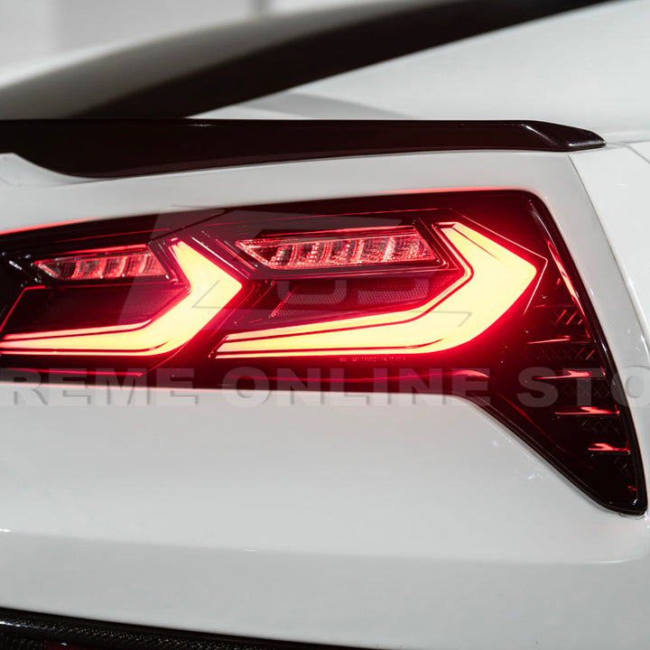 2014-19 Corvette C7 Smoke / Clear Lens Rear Taillight