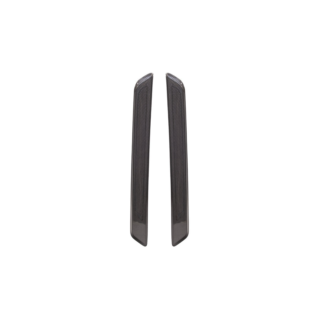 2020-Up Toyota GR Supra Carbon Fiber JDM Factory Style Side Door Sill Plate Cover Pair DSP-562-BKCF