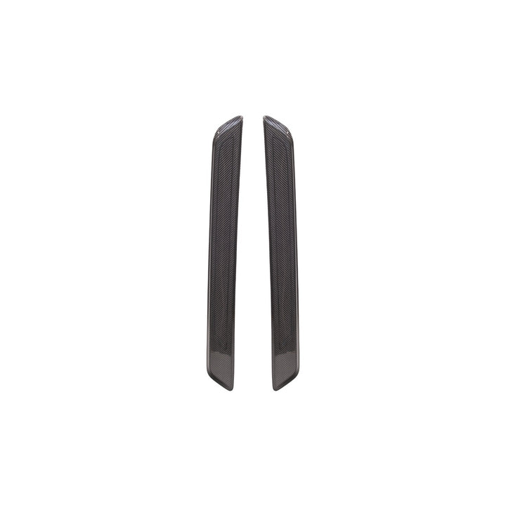 2020-Up Toyota GR Supra Carbon Fiber JDM Factory Style Side Door Sill Plate Cover Pair DSP-562-BKCF