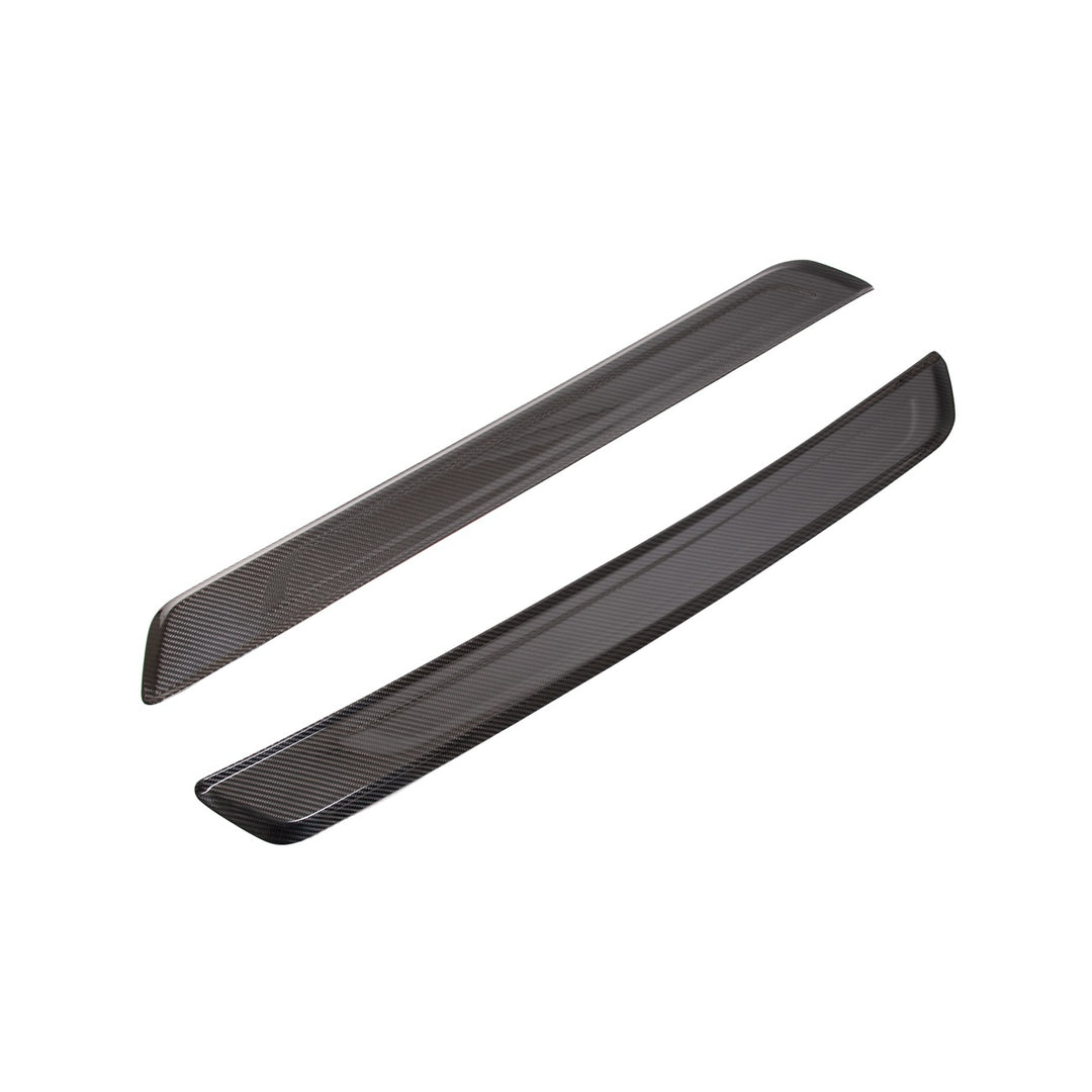 2020-Up Toyota GR Supra Carbon Fiber JDM Factory Style Side Door Sill Plate Cover Pair DSP-562-BKCF