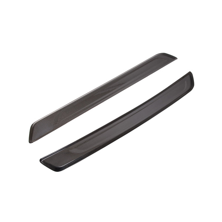 2020-Up Toyota GR Supra Carbon Fiber JDM Factory Style Side Door Sill Plate Cover Pair DSP-562-BKCF
