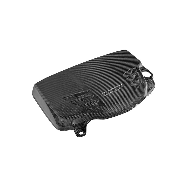 2022-Up Cadillac CT5-V Blackwing Dry Carbon Fiber Front Bumper Engine Cover EC-1522-BKCF