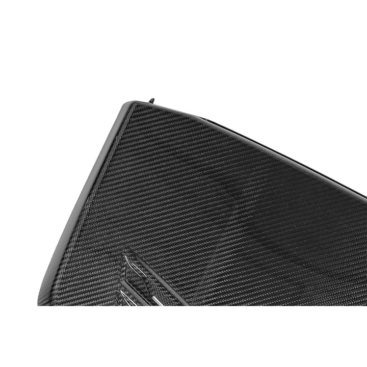 2022-Up Cadillac CT5-V Blackwing Dry Carbon Fiber Front Bumper Engine Cover EC-1522-BKCF