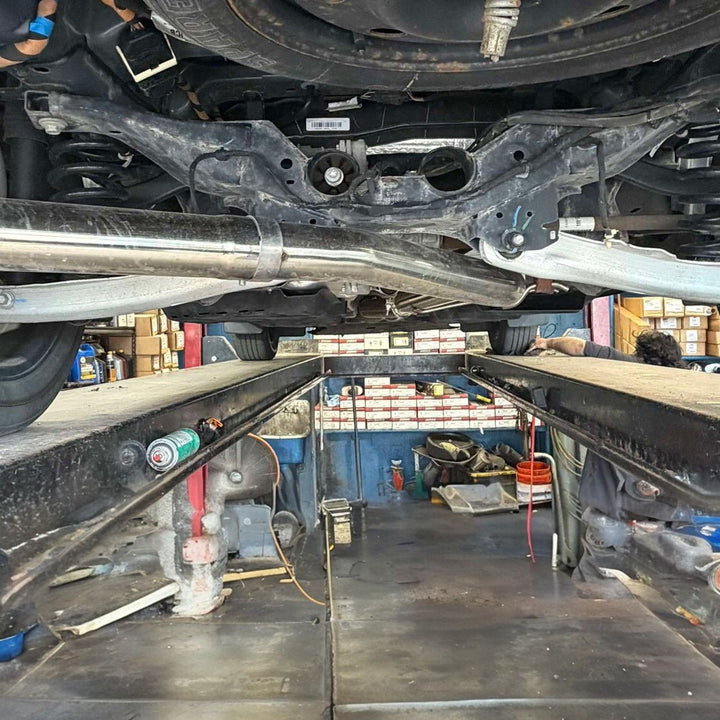 2022-Up Ford Maverick Cat-Back Exhaust System Polished Stainless Steel Piping &amp; Double-Wall Tip EXT-CB100