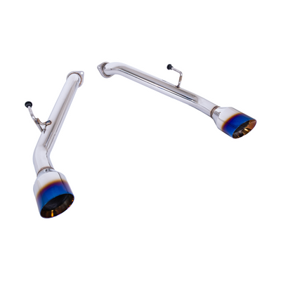 2014-Up Infiniti Q50 Muffler Delete Axle Back 4.5" Dual Tips Exhaust
