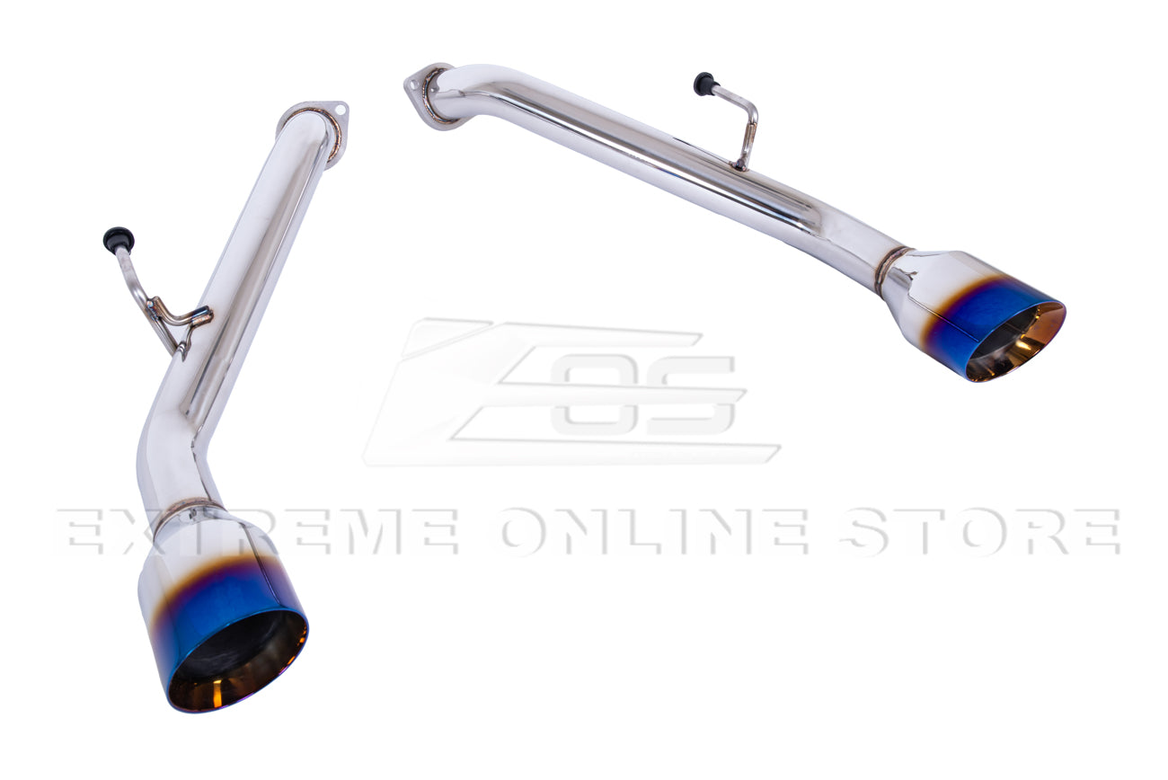 2014-Up Infiniti Q50 Muffler Delete Axle Back 4.5" Dual Tips Exhaust
