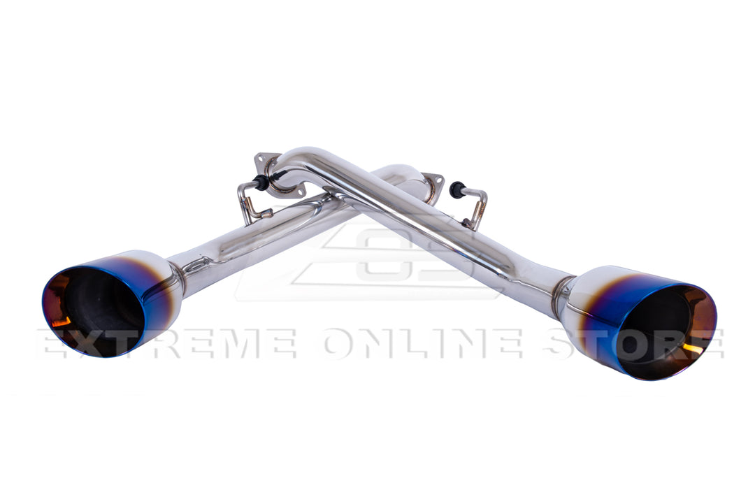 2014-Up Infiniti Q50 Muffler Delete Axle Back 4.5" Dual Tips Exhaust