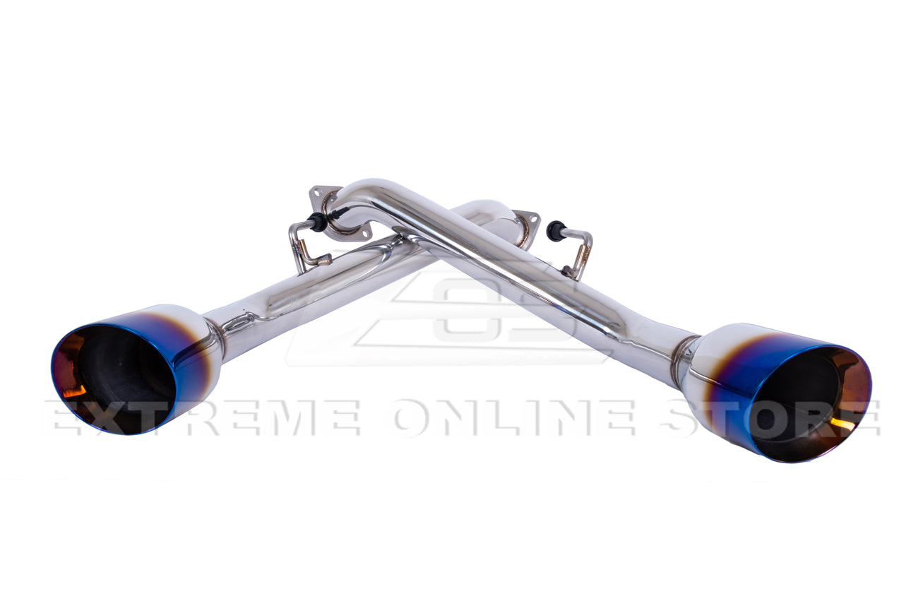 2014-Up Infiniti Q50 Muffler Delete Axle Back 4.5" Dual Tips Exhaust