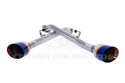 2014-Up Infiniti Q50 Muffler Delete Axle Back 4.5" Dual Tips Exhaust