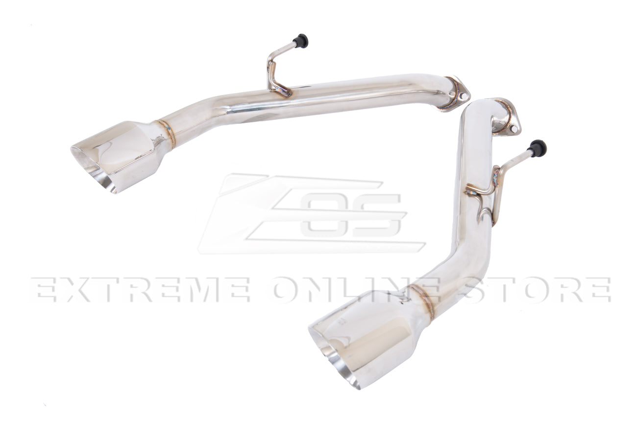 2014-Up Infiniti Q50 Muffler Delete Axle Back 4.5" Dual Tips Exhaust