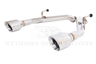 2014-Up Infiniti Q50 Muffler Delete Axle Back 4.5" Dual Tips Exhaust