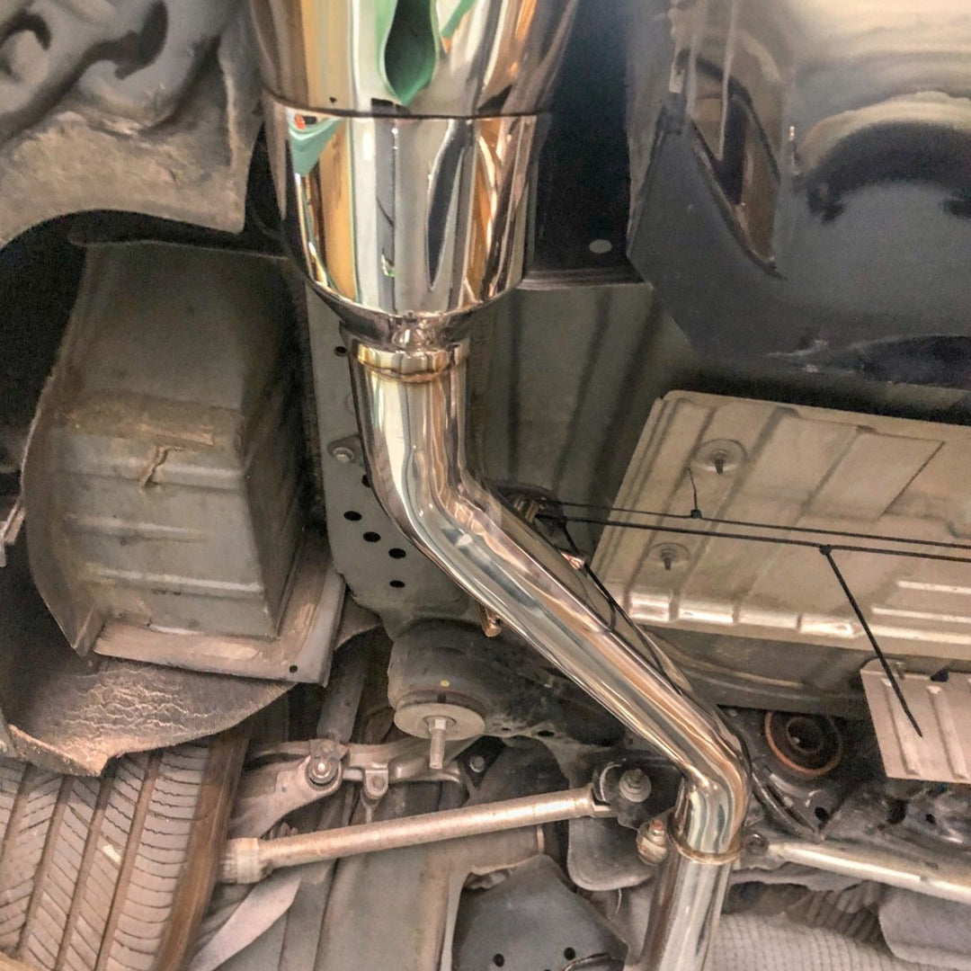 2017-Up Infiniti Q50 Full Cat-Back Dual Tips Exhaust Kit Anodized Silver EXT-MD003_EXT-MP021_EXT-YP025