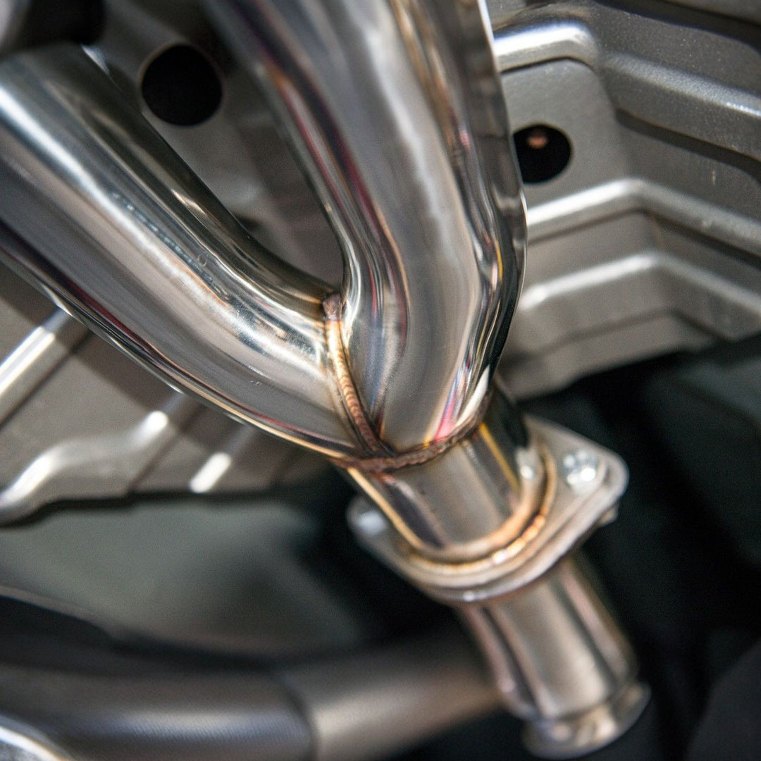 2017-Up Infiniti Q50 Full Cat-Back Dual Tips Exhaust Kit Anodized Silver EXT-MD003_EXT-MP021_EXT-YP025
