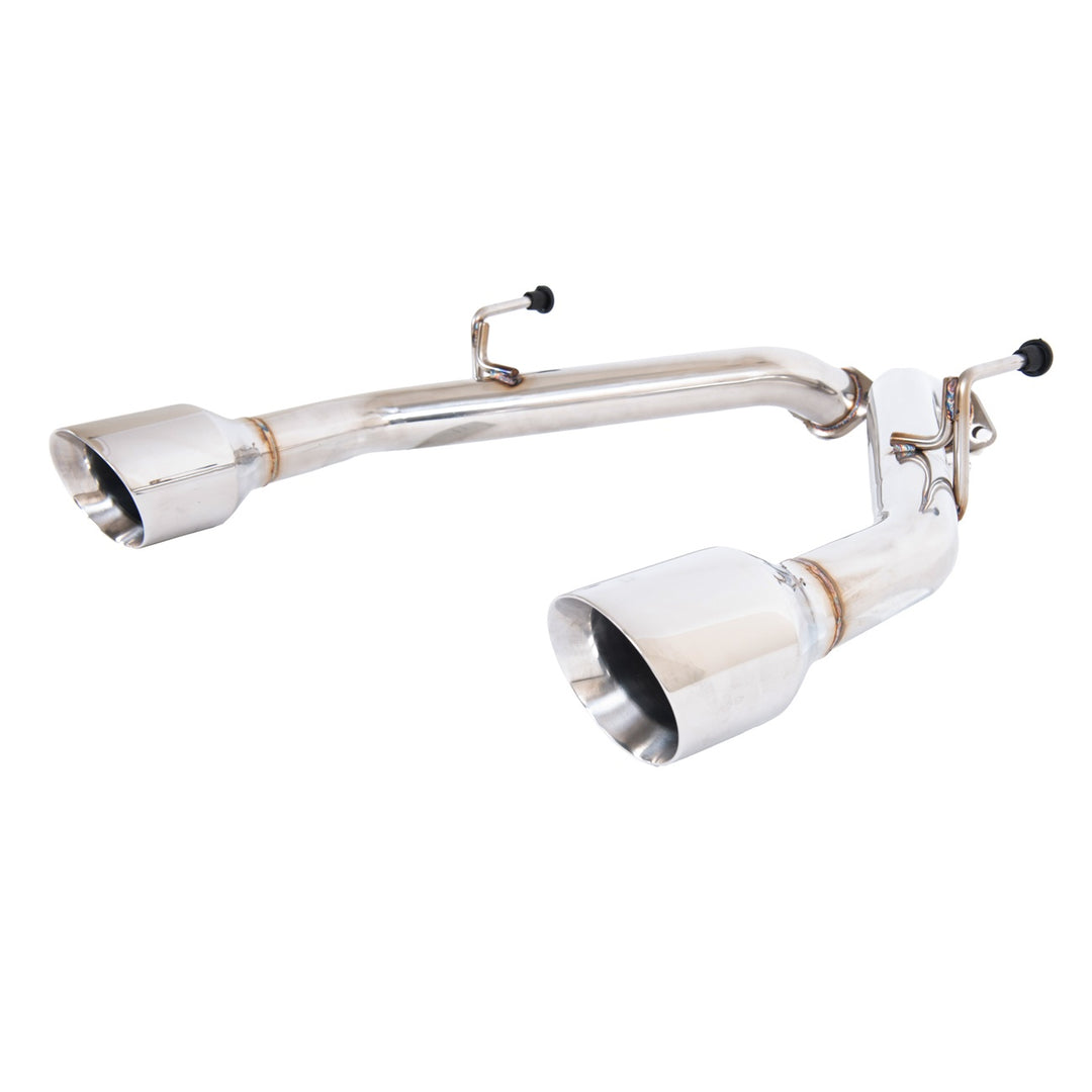 2017-Up Infiniti Q50 Full Cat-Back Dual Tips Exhaust Kit Anodized Silver EXT-MD003_EXT-MP021_EXT-YP025