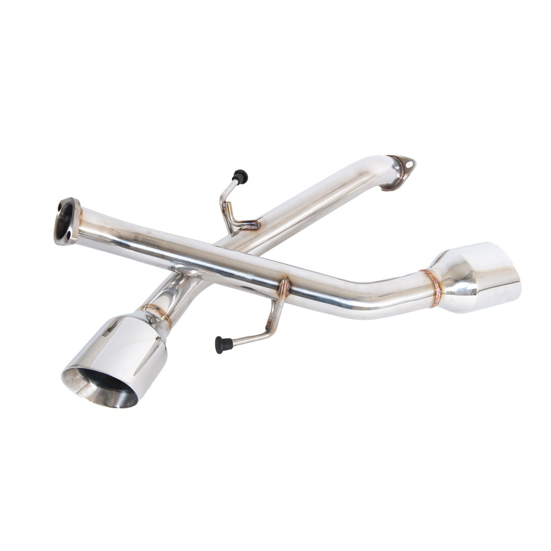 2017-Up Infiniti Q50 Full Cat-Back Dual Tips Exhaust Kit Anodized Silver EXT-MD003_EXT-MP021_EXT-YP025
