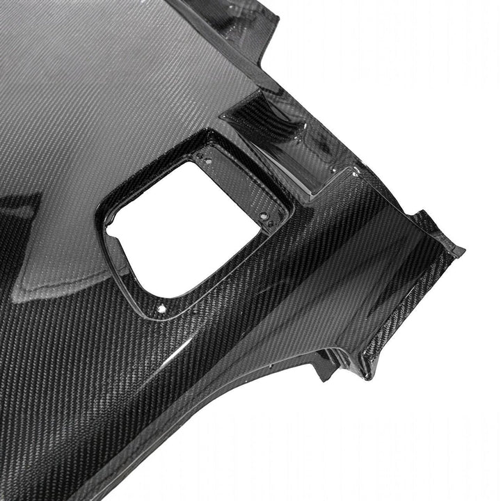Corvette Carbon Fiber ZR1 Style Rear Quarter Panel Fenders Carbon Fiber Matte Black FENDER-480-BKCF_VENT-737-FRP