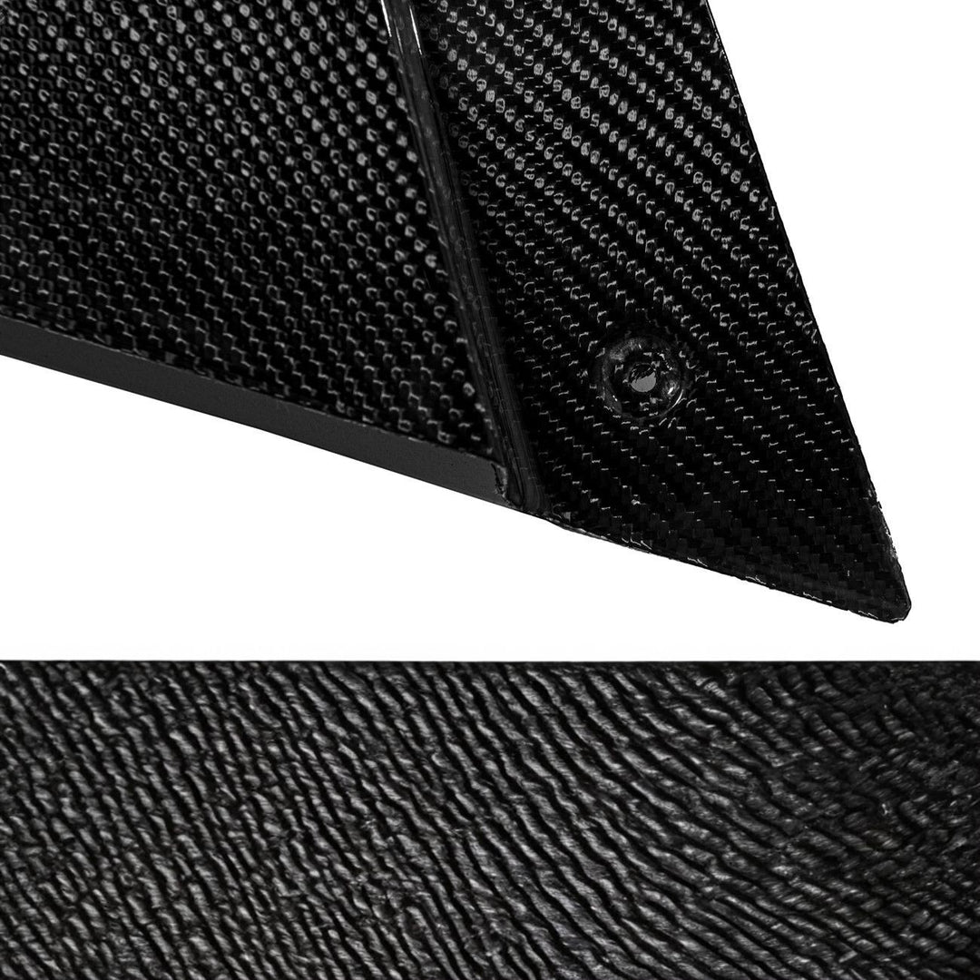 Corvette Carbon Fiber ZR1 Style Rear Quarter Panel Fenders Carbon Fiber Matte Black FENDER-480-BKCF_VENT-737-FRP