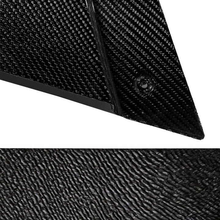 Corvette Carbon Fiber ZR1 Style Rear Quarter Panel Fenders Carbon Fiber Matte Black FENDER-480-BKCF_VENT-737-FRP