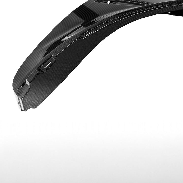 Corvette Carbon Fiber ZR1 Style Rear Quarter Panel Fenders Carbon Fiber Matte Black FENDER-480-BKCF_VENT-737-FRP
