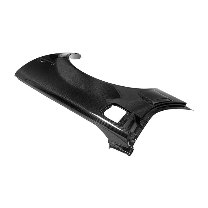 Corvette Carbon Fiber ZR1 Style Rear Quarter Panel Fenders Carbon Fiber Matte Black FENDER-480-BKCF_VENT-737-FRP