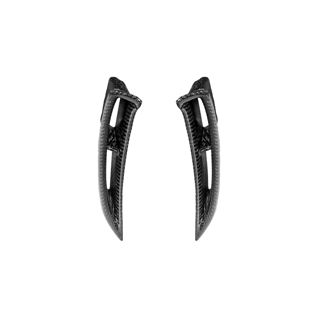 Corvette Carbon Fiber ZR1 Style Rear Quarter Panel Fenders Carbon Fiber Matte Black FENDER-480-BKCF_VENT-737-FRP