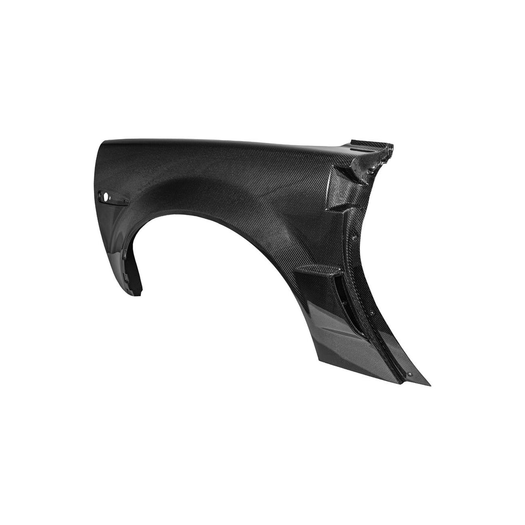 Corvette Carbon Fiber ZR1 Style Rear Quarter Panel Fenders Carbon Fiber Matte Black FENDER-480-BKCF_VENT-737-FRP