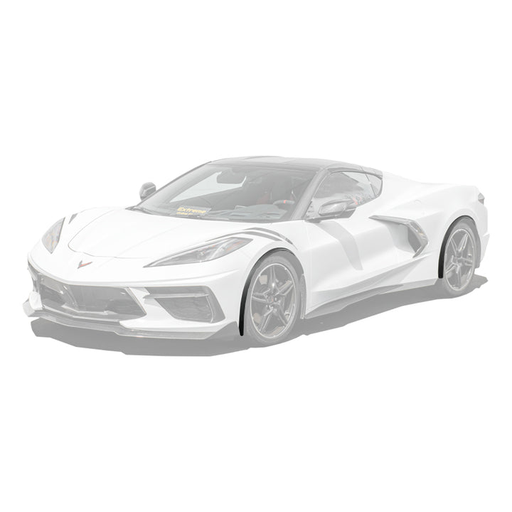 Chevrolet Corvette C8 DRY CARBON FIBER Side Wheel Fender