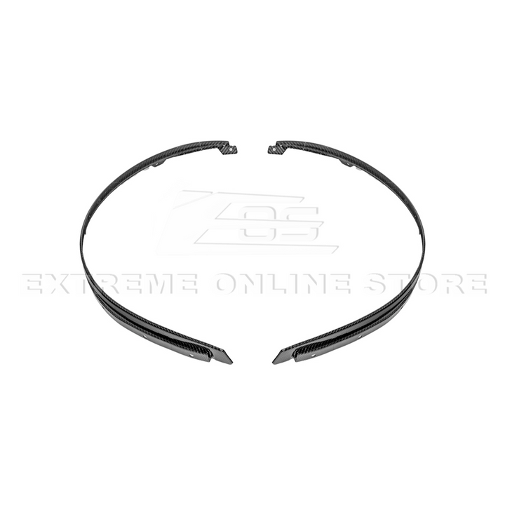 2024+ Ford Mustang DRY CARBON FIBER Fender Flares &amp; Mud Flap