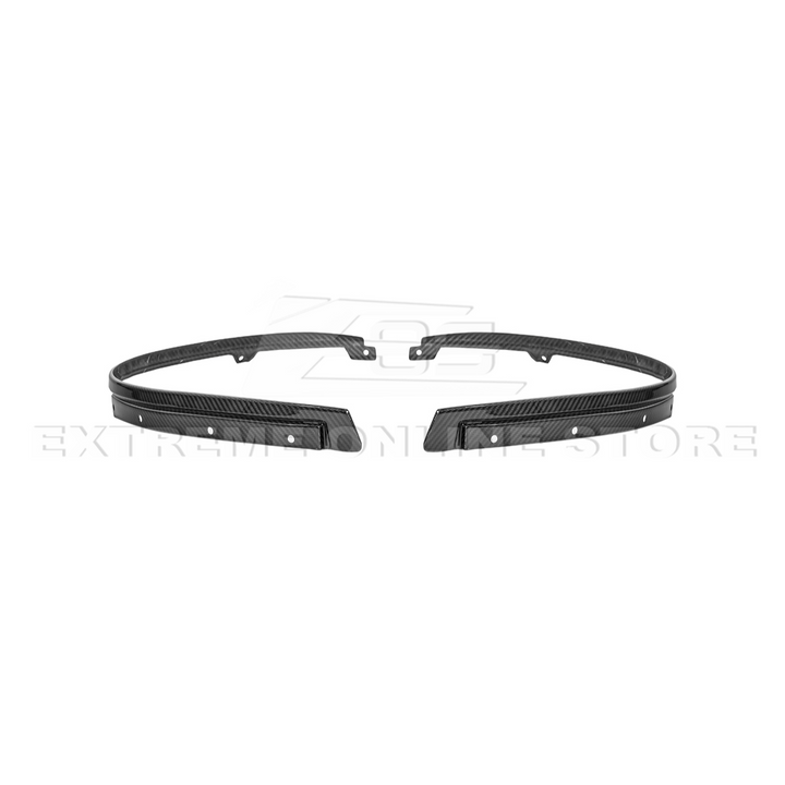 2024+ Ford Mustang DRY CARBON FIBER Fender Flares &amp; Mud Flap