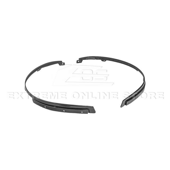 2024+ Ford Mustang DRY CARBON FIBER Fender Flares &amp; Mud Flap