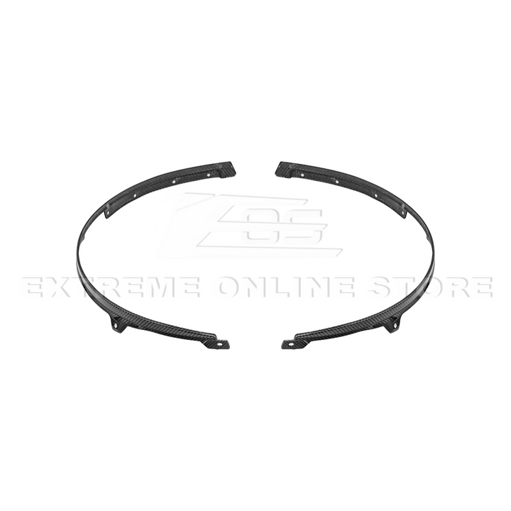 2024+ Ford Mustang DRY CARBON FIBER Fender Flares &amp; Mud Flap
